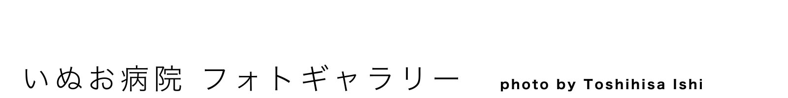 いぬお病院　フォトギャラリー